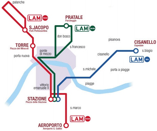 Bus Lines Map